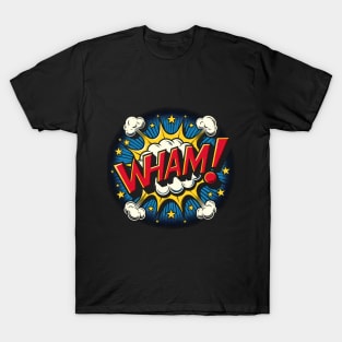 Blast of Nostalgia: 'WHAM!' in Comic Glory T-Shirt